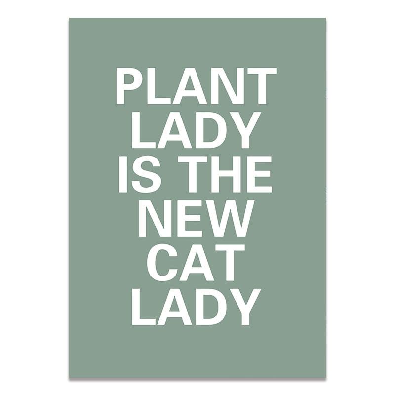 Plant lady Poster