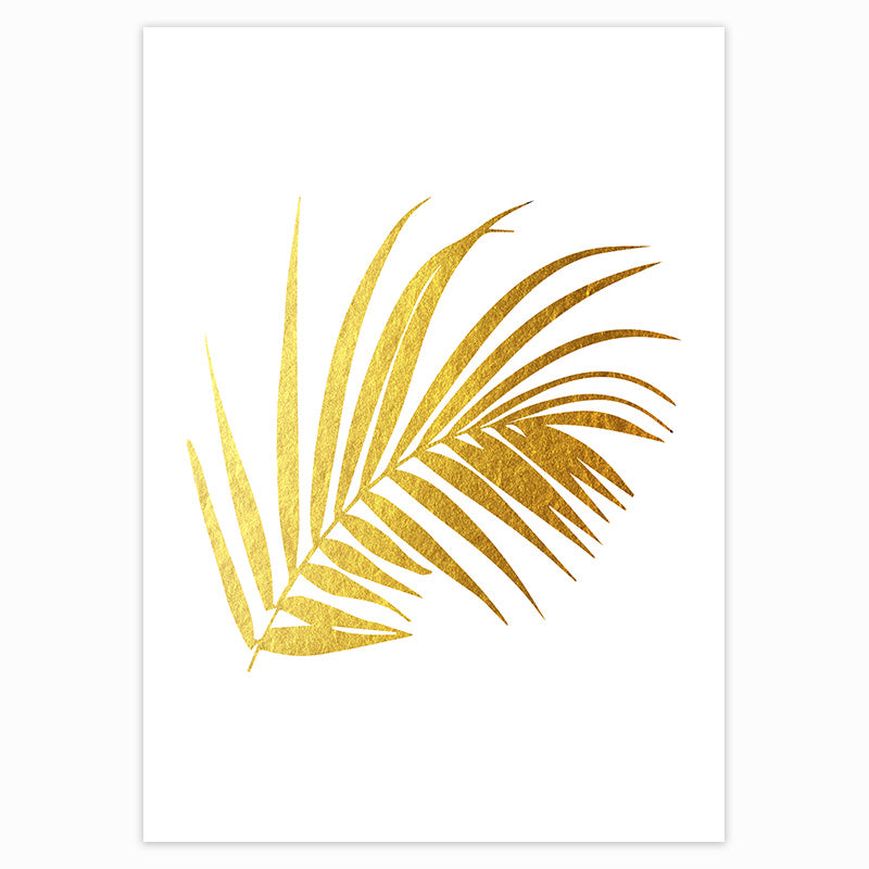 Golden Palm Leaf Poster