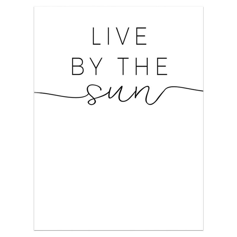 Live by the  Sun Poster