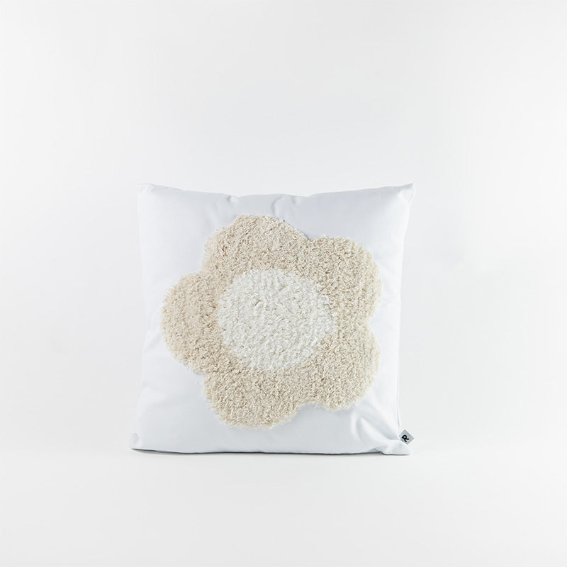 Flower Power Natural Cushion