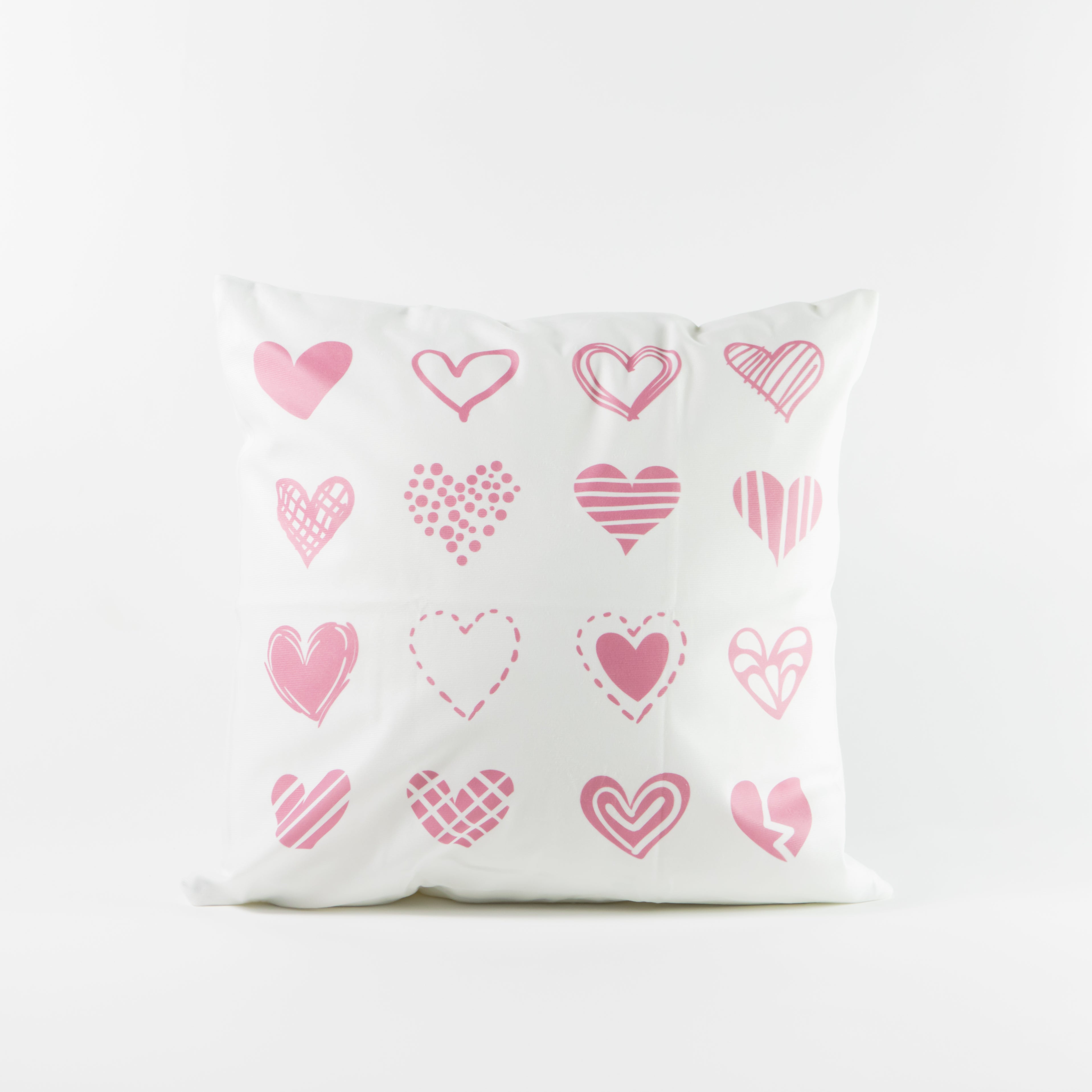 Pink Hearts Cushion