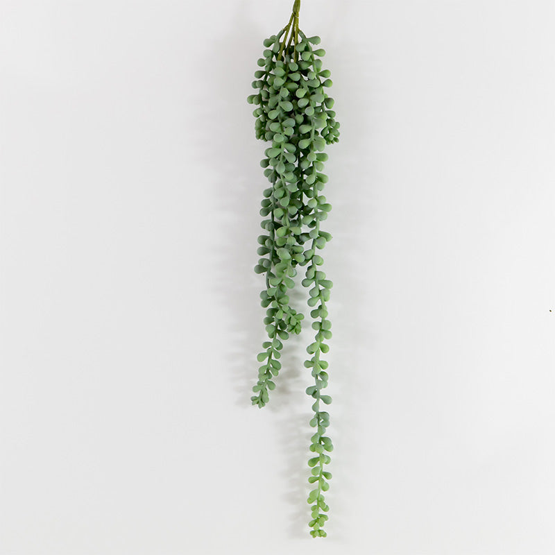 Faux Strings of Pearls Hanging Plant