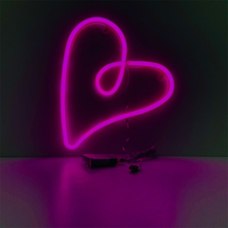 Neon Pink Heart Light