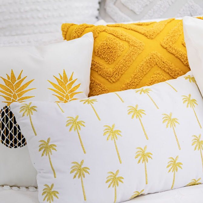 Golden Palms Cushion